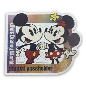 2022 Walt Disney World 50th Annual Passholder Magnet Mickey Minnie Mouse